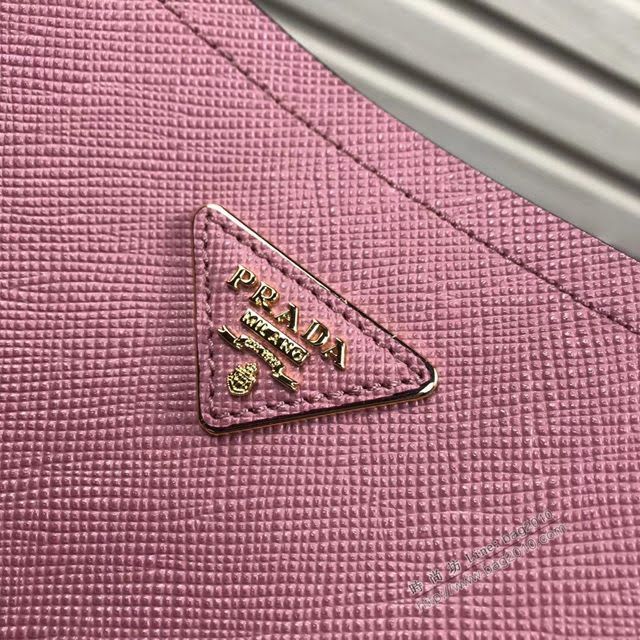 prada女包 普拉達專櫃最新款手提肩背包 1BA216 Prada Double Saffiano皮革手袋 Prada進口牛皮水桶包  pyd2176